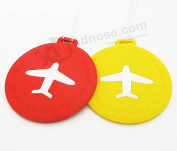Bulk wholesale Round Rubber Luggage Name Tags