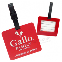China Supplier Custom Waterproof Rubber Silicone Luggage Tag