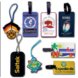 Custom Shaped Silicone Rubber Luggage Tag For Promotional