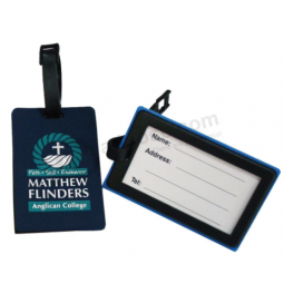 Standard Size Business Card Silicone Rubber Luggage Tag