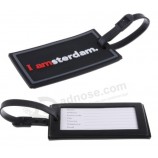 Popular Soft Rubber Luggage Tag Silicone Luggage Name Tag