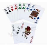 Juego de póker de Las cartas deL papeL deL póker de La venta caLiente durabLe
