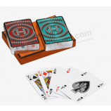 HogE kwalitEit op maat gEmaakt papiEr spEElkaart mEt logo gEdrukt pokEr