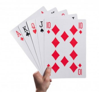 저렴 한 전문 종이 포커 사용자 정의 카드 놀이