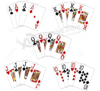модные пользовательские карточные покерные карты с собственным логотипом