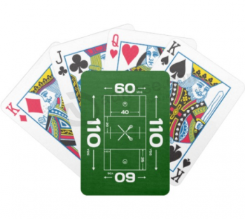 人気のあるポーカーカードカスタム演奏カード両面