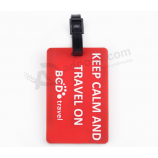 Wholesale Soft Material Silicone Luggage Tags Custom