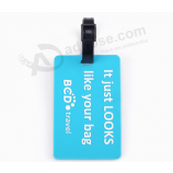 Custom Made Embossed Silicone Luggage Tag Design