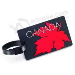 High Quality Personalized Custom Logo Soft PVC Luggage Tag