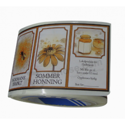 Custom Vinyl Sticker Roll Frozen Honey Sticker Printing