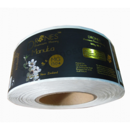 FoliEnprägung sElbstklEbEndE PrivatE HonEy LabEl RollE