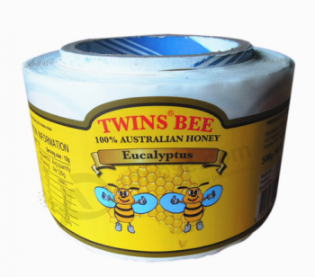 High Quality Self Adhesive Color Printed Honey Jar Label