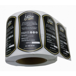 BEdrucktEs wassErfEstEs Vinyl-RollEnklEbE-FlaschEnwEin-EtikEtt