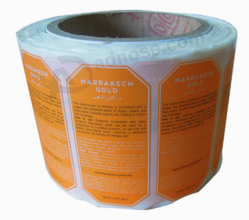 Hot Sale Custom Roll Adhesive Printing Private Labels