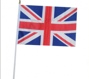 Factory Custom Held Polyester Mini Hand National Flags with high quality and any size