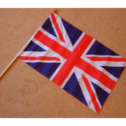 Impressão digital uk bandeira da mão do país com baixo moq