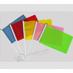 Top Quality Sport Game Hand Held Shaking Flags Custom with high quality and any size