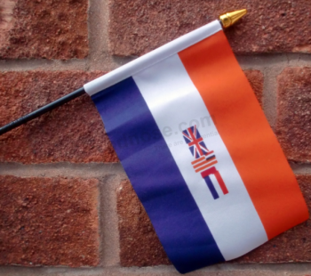 Custom Polyester Country Hand Held Shaking Flag Factory China with high quality and any size