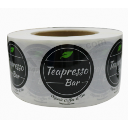 Waterproof Logo Custom Printed Round Label Sticker