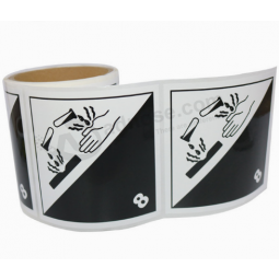 Factory Custom Decal Roll Paper Warning Label Sticker