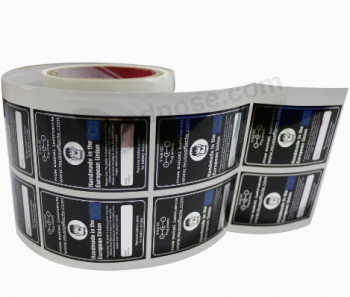 Silver Foil PET Printing Battery Charging Plug Sticker Roll Manufacturer