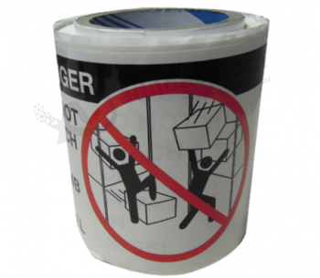 Durable Adhesive Security Forbid Sign Label Print Warning Sign Labels