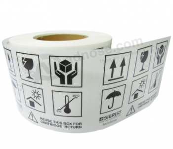 печатная упаковочная коробка прозрачные этикетки пользовательский рулон обычай