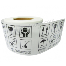 Printed Packaging Box Transparent Labels Custom Roll Custom