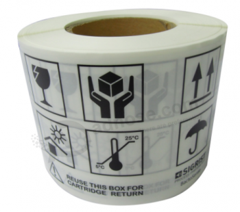 Adhesive Warning Sticker Labels Custom Caution label Wholesale