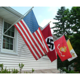 Promotie goedkope custom outdoor huis vlag te koop
