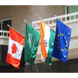 High Quality Outdoor Mounted Wall National Flag Factory