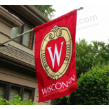 Custom Printing Advertising Polyester Wall Flags Wholesale