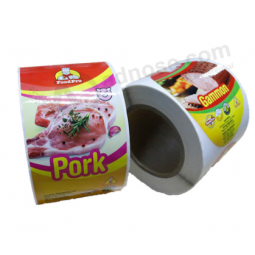 批发冷冻食品包装乙烯基胶粘贴纸卷标签印刷