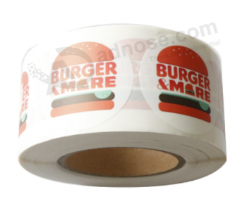 Cheap Promotion Personalized Custom Sticker Printed Round Food Label