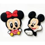 Iron On Cartoon Rubber Patch Custom Soft PVC Badges with your logo