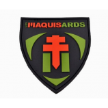 Soft PVC Badge Rubber Sewn On Patch Custom Design with your logo