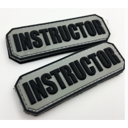 Embossed Silicon Logo Letter Patches For Clothing with your logo