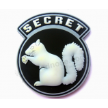 Customized Injection PVC Brand Name Logo Patches For Sale with your logo