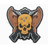 Wholesale Fashion Design PVC Rubber Patch Hat PVC Badge with your logo