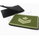 Custom Logo embossed PVC patch Rubber PVC Sticker Patches For Army with your logo