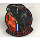 Eco-friendly Rubber Silicone Embossed Badge Cheap Wholesale