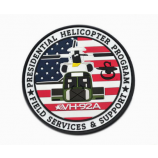 Embossed Logo Military Rubber Patch Silicone Badge