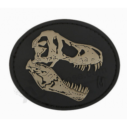 Coudre sur le patch en silicone durable en caoutchouc souple pvc badge