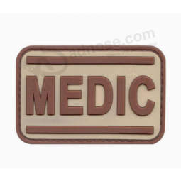 étiquettes de logo en caoutchouc de PVC de mode de style de patch en caoutchouc souple