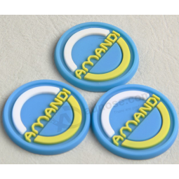 Vente chaude pas cher doux PVC étiquette personnalisée 3d patch en caoutchouc