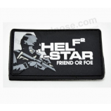 Bulk Wholesale Rubber Military Badge With Hook Back