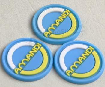 Custom Logo Plastic Lapel Soft PVC Name Badge Wholesale 