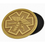 Fashion Beautiful Embossed Logo Rubber Badge Brand Tags
