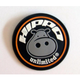 Groothandel zachte pvc-patches logo kledingstuk siliconen tag