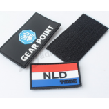 Venta superior etiqueta de etiqueta de ropa de goma personalizada para la venta